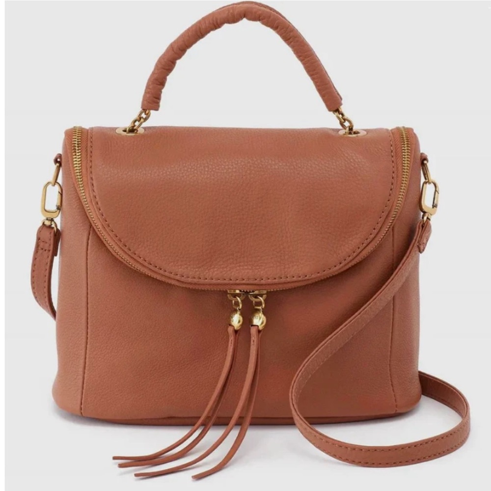 HOBO - NWT Fern Satchel in Cashew Color Convertible Handbag / Crossbody